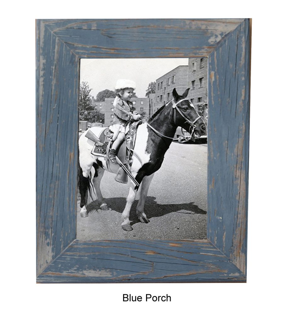 Blue Barnwood Photo Frame