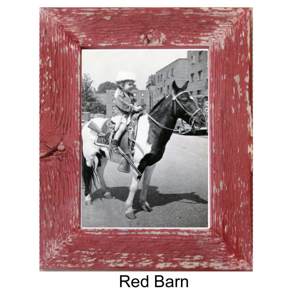 Red Barnwood Photo Frame